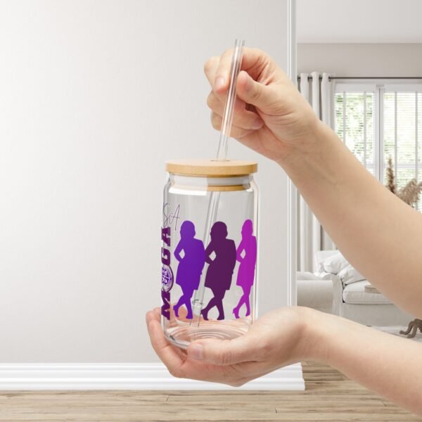 16oz Sipper Glass for Mfantsiman Girls Old Students - MOGA USA Design - Image 3