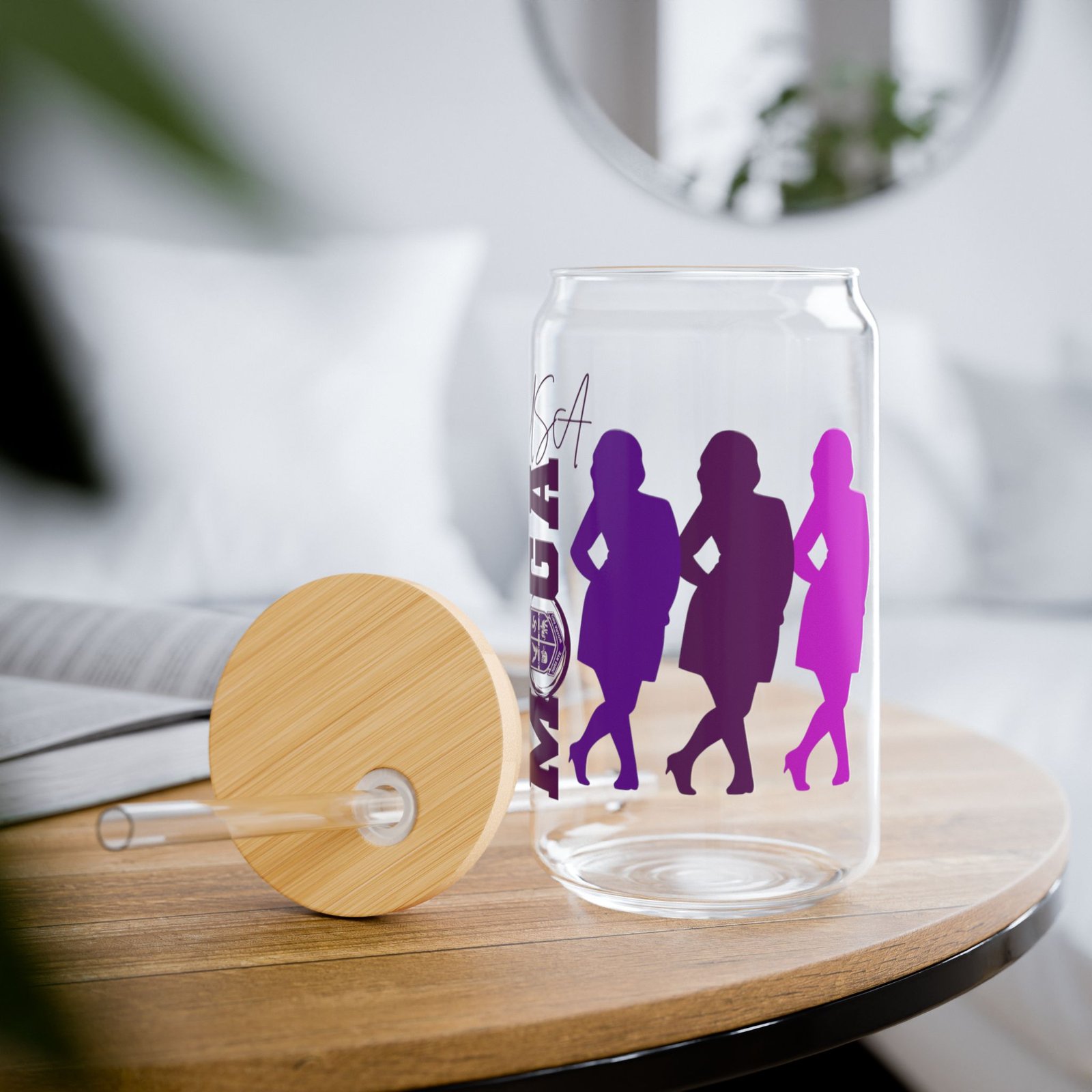 16oz Sipper Glass for Mfantsiman Girls Old Students - MOGA USA Design