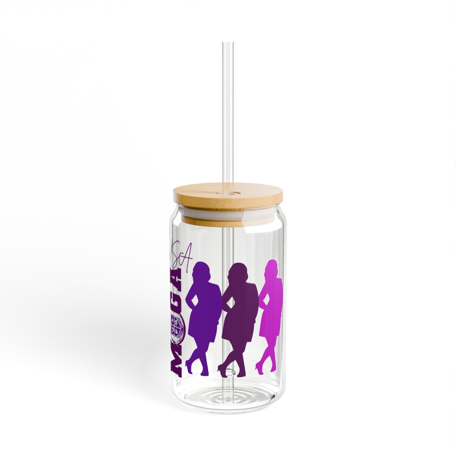 16oz Sipper Glass for Mfantsiman Girls Old Students - MOGA USA Design