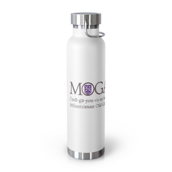 Water Bottle (22oz) - MFantsiman Girls Alumnae - MOGA USA Design - Image 3
