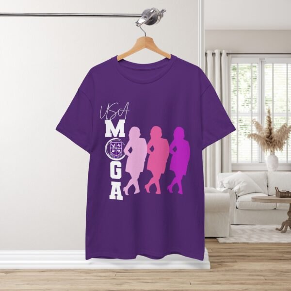 MOGA USA Branded Unisex Heavy Cotton Tee, Graphic Tee, Logo Tee, Patriotic Tee, American Pride Shirt, Vintage Style Shirt - Image 9