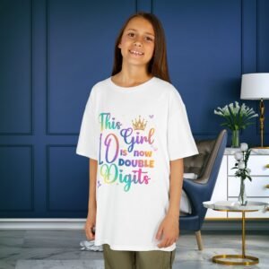 Personalized Kids Birthday Tee – Custom Name & Age Birthday Shirt for Children
