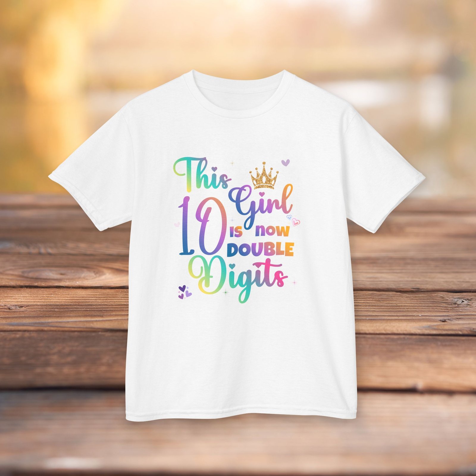 Personalized Kids Birthday Tee – Custom Name & Age Birthday Shirt for Children